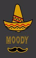 Moody: Mexican 2020 Monthly Planner Dated Journal 8" x 10" 110 pages