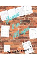 Tec tac toe & more Games 8 in 1 All ages