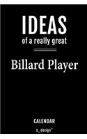Calendar for Billard Players / Billard Player