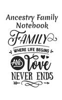 Ancestry Family Notebook: Family Journal to Record Life Memories and Genealogy Information