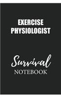 Exercise Physiologist Survival Notebook: Small Undated Weekly Planner for Work and Personal Everyday Use Habit Tracker Password Logbook Music Review Playlist Diary Journal