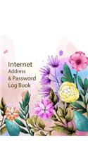 Internet Address & Password Log Book
