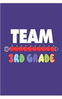 Team 3rd Grade: Back To School Third Grade Class Draw And Write Activity Book