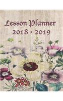 Lesson Planner 2018 - 2019