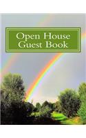 Open House Guest Book: Real Estate Professional Open House Guest Book with 24 Pages Containing 300 Signing Spaces for Guests' Names, Phone Numbers and Email Addresses.