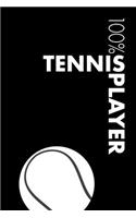 Tennis Player Notebook