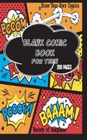 Blank Comic Book for Teen