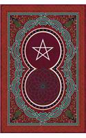 Monogram Pentagram (Neopaganism) Notebook: Blank Journal Diary Log
