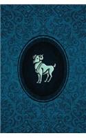 Monogram Aries Journal: Blank Notebook Diary Log