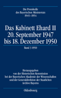 Protokolle des Bayerischen Ministerrats 1945-1954, Das Kabinett Ehard II