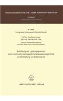 Ermittlung der Leistungsgrenzen einer Hochumformanlage (Schmiedewalzanlage GFM) zur Herstellung von Stabmaterial