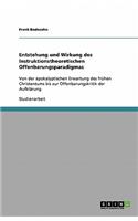 Entstehung und Wirkung des Instruktionstheoretischen Offenbarungsparadigmas