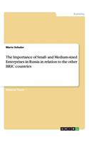 Importance of Small- and Medium-sized Enterprises in Russia in relation to the other BRIC countries
