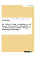 Personalentwicklung in Organisationen mit flachen Hierarchien. Bestandsaufnahme in drei Unternehmen und Entwicklung von Handlungsempfehlungen: (German)