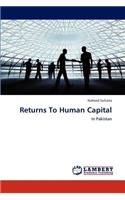 Returns To Human Capital