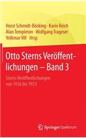 Otto Sterns Veröffentlichungen - Band 3