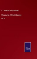 The Journal of Mental Science