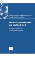 Betriebswirtschaftslehre Und Nachhaltigkeit