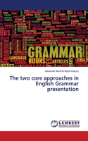 two core approaches in English Grammar presentation