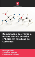 Remediação de crómio e outros metais pesados (Pb, Ni) em resíduos de curtumes