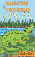 Alligators & Crocodiles Coloring Book