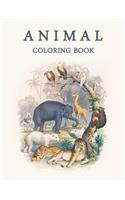 Animal coloring book: Stress Relieving Designs Animals, Relaxing Coloring Pages for Animal Lovers