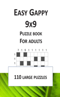 Easy Gappy 9x9 Puzzle Book for Adults 110 Large Puzzles: Easy for Eyes Puzzle for Seniors