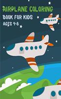 Airplane Coloring Book For Kids Ages 4-8