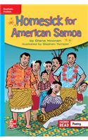 Reading Wonders Leveled Reader Homesick for American Samoa: On-Level Unit 6 Week 5 Grade 4