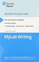 New Mylab Writing with Pearson Etext -- Standalone Access Card -- For Little Brown Handbook