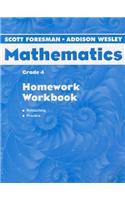 Scott Foresman Addison Wesley Math 2004 Homework Workbook Grade 4: Grade 4 : Homework Workbook