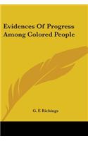 Evidences Of Progress Among Colored People: (English)