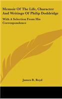 Memoir Of The Life, Character And Writings Of Philip Doddridge