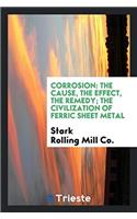 Corrosion -- The Cause, the Effect, the Remedy