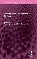 Writing and Censorship in Britain