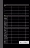 Clue Scoresheet