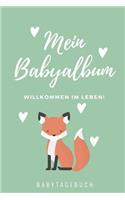 Willkommen Im Leben Mein Babyalbum Babytagebuch: A5 52 Wochen Kalender als Geschenk zur Geburt - Geschenkidee für werdene Mütter zur Schwangerschaft - Baby-Tagebuch - Babyalbum - Babys erstes Jahr