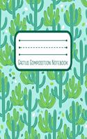 Cactus Composition Notebook