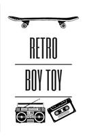 Retro Boy Toy: Small Lined Novelty Notebook