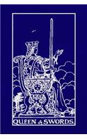 Queen of Swords: Dotted Tarot Journal, Dot Grid Journal, Journaling Diary, Dotted Writing Log, Tarot Lovers Dot Grid Notebook Sheets to Write Inspirations, Lists, Go