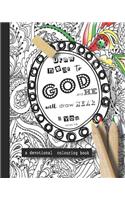 A devotional colouring book - Draw near to God and he will draw near to you: Scripture verses for you to colour and support your journey in faith in a peaceful and creative manner - James 4:8 scripture design