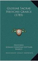 Glossae Sacrae Hesychii Graece (1785)