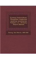 Systema Helminthum. Sumptibus Academiae Caesareae Scientiarum Volume V.2