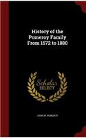 History of the Pomeroy Family From 1572 to 1880