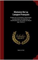 Histoire de la Langue Français
