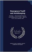 Emergency Tariff and Antidumping