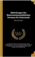 Mitteilungen des Naturwissenschaftlichen Vereines für Steiermark; Band Jahrg.1892