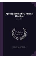 Apocrypha Sinaitica, Volume 47; Volume 892