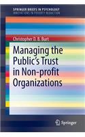 Managing the Public's Trust in Non-Profit Organizations