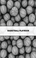 Basketball Playbook: Coach Gift, Blank Basketball Court Templates, Plays Book, Player Roster, Record Statistics, Game Schedule, Coaches Notes Notebook, Sports Log Journa